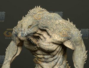 玩酷CG网—龙怪1C4D模型