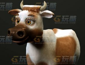 玩酷CG网—母牛C4D模型