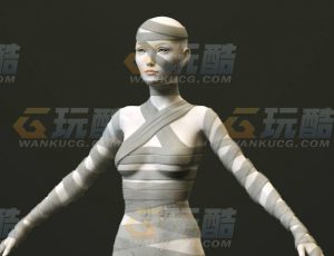 玩酷CG网—木乃伊C4D模型