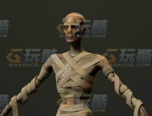 玩酷CG网—木乃伊2C4D模型