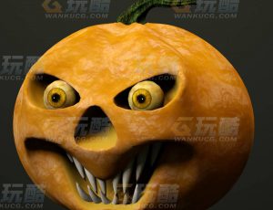 玩酷CG网—南瓜头C4D模型