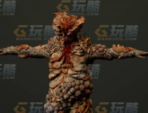 玩酷CG网—肉瘤怪C4D模型