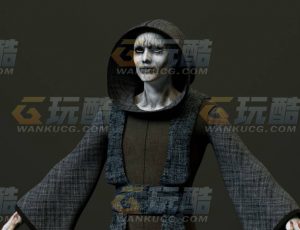 玩酷CG网—丧尸C4D模型