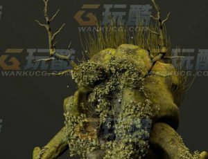 玩酷CG网—森林精灵C4D模型