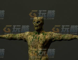 玩酷CG网—树精怪C4D模型