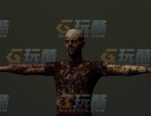 玩酷CG网—死尸2C4D模型