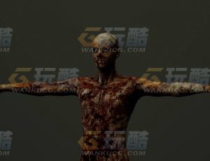 玩酷CG网—死尸C4D模型