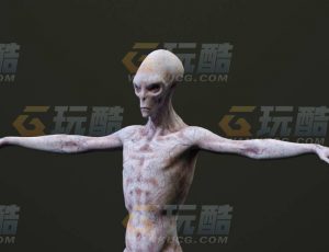 玩酷CG网—外星人C4D模型