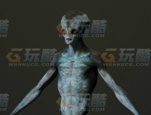 玩酷CG网—外星人2C4D模型