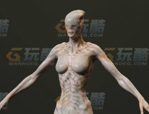 玩酷CG网—异形变种C4D模型