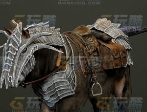 玩酷CG网—战马C4D模型