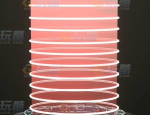 玩酷CG网—传送舱C4D模型