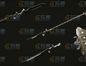 玩酷CG网—刀剑合辑2C4D模型