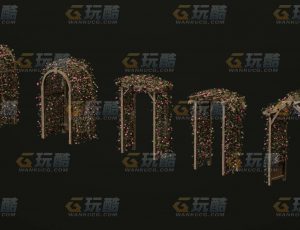 玩酷CG网—花门C4D模型