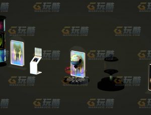 玩酷CG网—科技装置2C4D模型