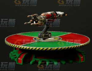 玩酷CG网—炮台C4D模型