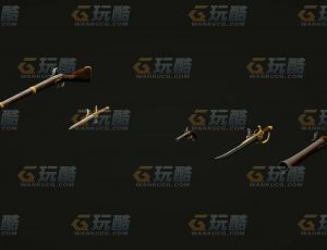 玩酷CG网—枪合辑1C4D模型