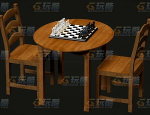 玩酷CG网—西洋棋C4D模型