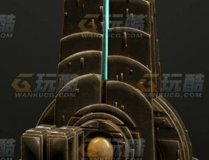 玩酷CG网—仪式碑C4D模型