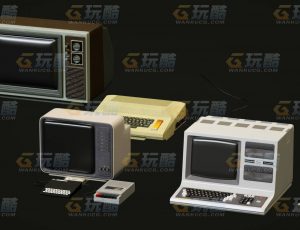 玩酷CG网—游戏机C4D模型