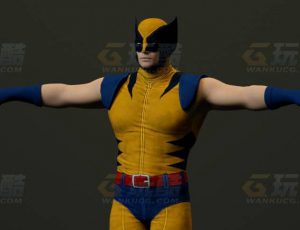 玩酷CG网—金钢狼C4D模型