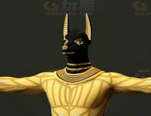 玩酷CG网—阿努比斯C4D模型