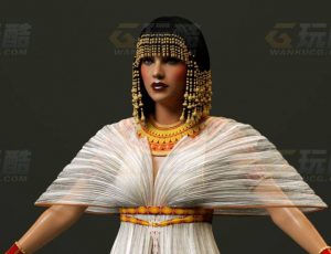 玩酷CG网—埃及女王C4D模型