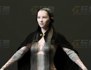 玩酷CG网—暗黑女王C4D模型