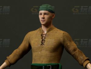 玩酷CG网—海盗小伙C4D模型