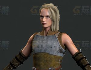 玩酷CG网—海盗战士C4D模型