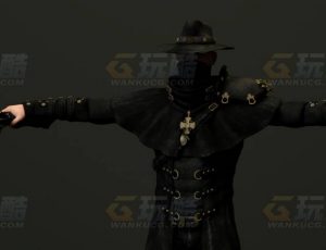 玩酷CG网—黑暗弓箭手C4D模型
