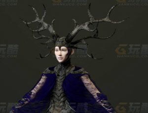 玩酷CG网—黑寡妇C4D模型