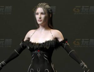 玩酷CG网—红爪女特工C4D模型