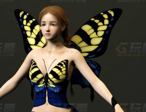 玩酷CG网—花仙子C4D模型