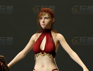 玩酷CG网—火焰魔法师C4D模型