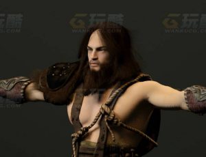 玩酷CG网—老野蛮人C4D模型