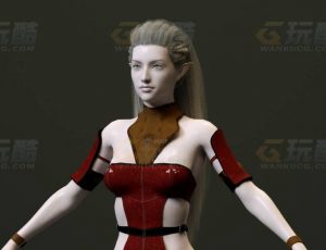 玩酷CG网—猎魔女C4D模型