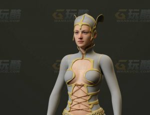 玩酷CG网—罗马双剑客C4D模型