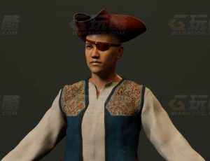 玩酷CG网—男海盗兵C4D模型