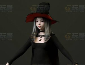 玩酷CG网—女巫C4D模型