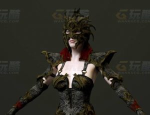 玩酷CG网—女武神C4D模型