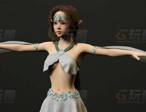 玩酷CG网—普通精灵C4D模型