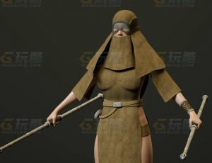 玩酷CG网—拾荒冒险者C4D模型