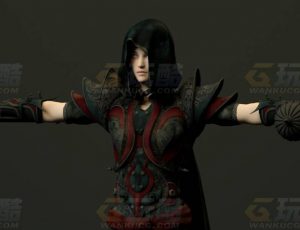 玩酷CG网—双锤战士C4D模型