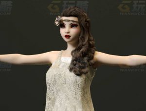 玩酷CG网—希腊女3C4D模型