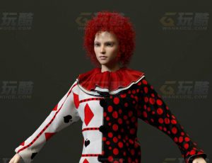 玩酷CG网—小丑男C4D模型
