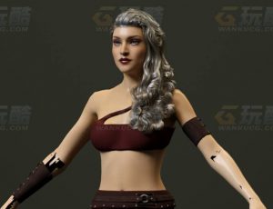 玩酷CG网—印度女神2C4D模型