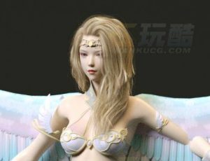 玩酷CG网—战斗天使C4D模型