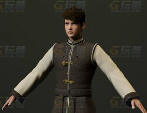 玩酷CG网—武术家C4D模型