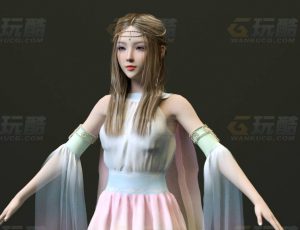 玩酷CG网—仙女C4D模型